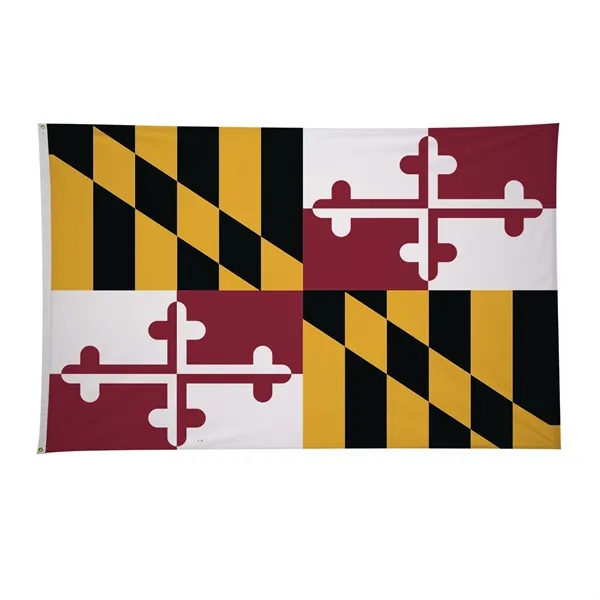 4' x 6' state flag made of nylon with a snow-white... from ASI 87188 Showdown Displays