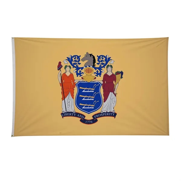 4' x 6' state flag made of nylon with a snow-white... from ASI 87188 Showdown Displays