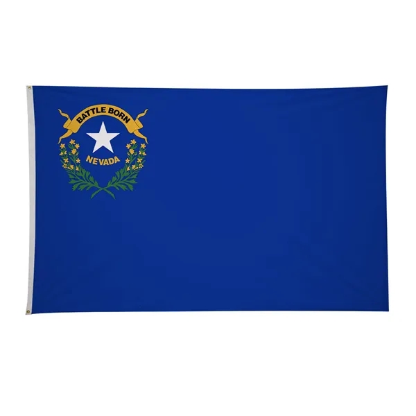 4' x 6' state flag made of nylon with a snow-white... from ASI 87188 Showdown Displays
