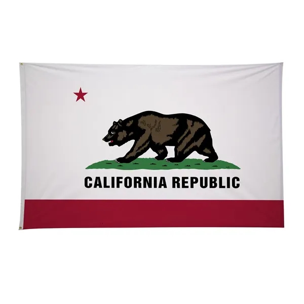 4' x 6' state flag made of nylon with a snow-white... from ASI 87188 Showdown Displays