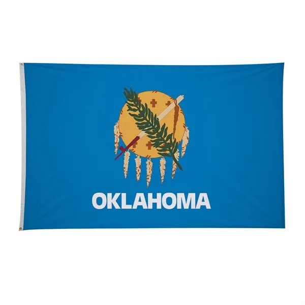 4' x 6' state flag made of nylon with a snow-white... from ASI 87188 Showdown Displays