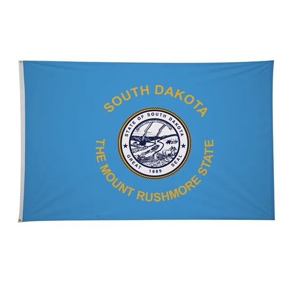 4' x 6' state flag made of nylon with a snow-white... from ASI 87188 Showdown Displays