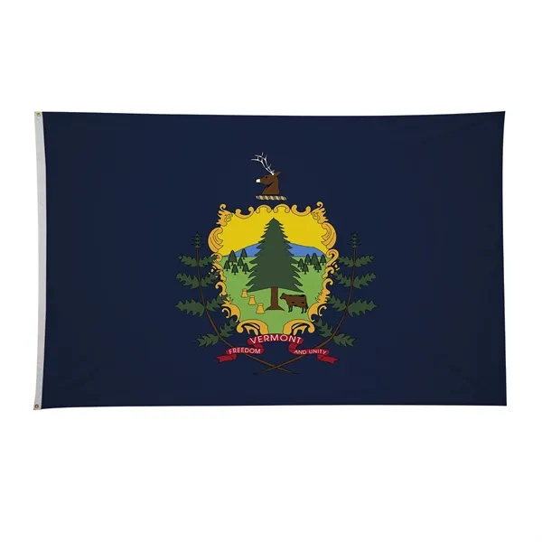 4' x 6' state flag made of nylon with a snow-white... from ASI 87188 Showdown Displays