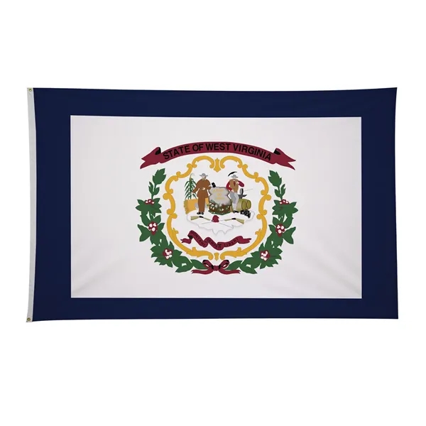 4' x 6' state flag made of nylon with a snow-white... from ASI 87188 Showdown Displays