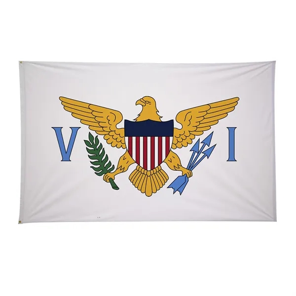 4' x 6' state flag made of nylon with a snow-white... from ASI 87188 Showdown Displays