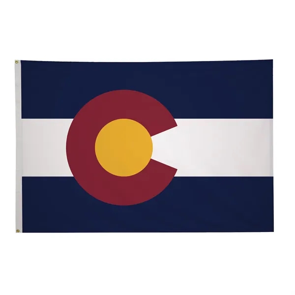 4' x 6' state flag made of nylon with a snow-white... from ASI 87188 Showdown Displays