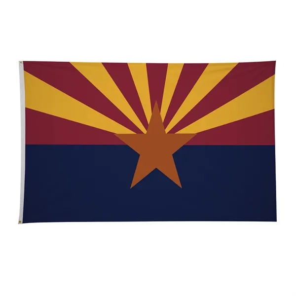 4' x 6' state flag made of nylon with a snow-white... from ASI 87188 Showdown Displays