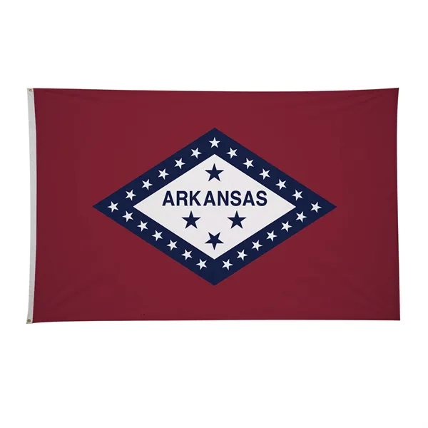 4' x 6' state flag made of nylon with a snow-white... from ASI 87188 Showdown Displays