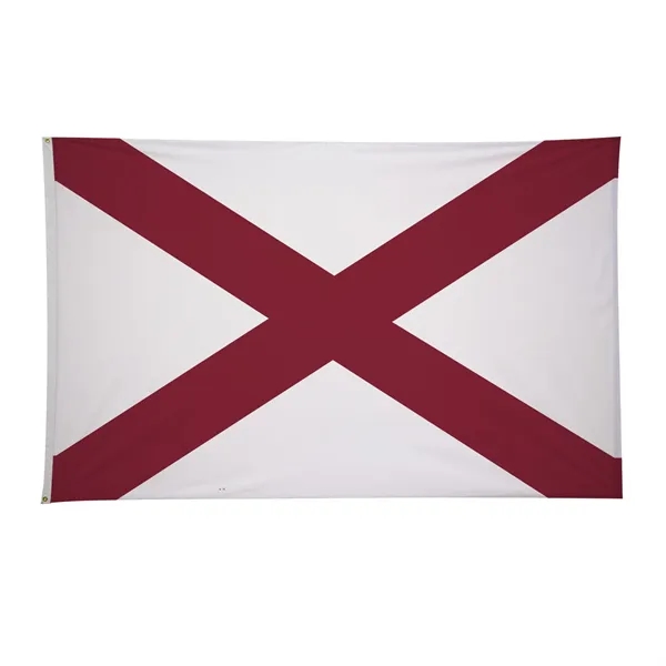 4' x 6' state flag made of nylon with a snow-white... from ASI 87188 Showdown Displays