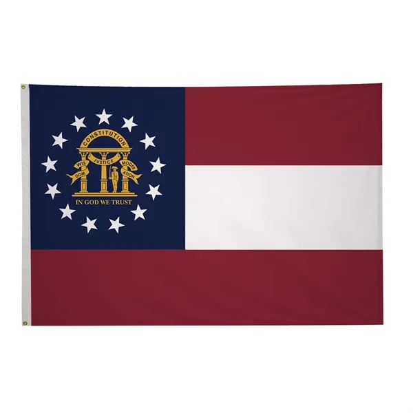 5' x 8' state flag made of nylon with a snow-white... from ASI 87188 Showdown Displays