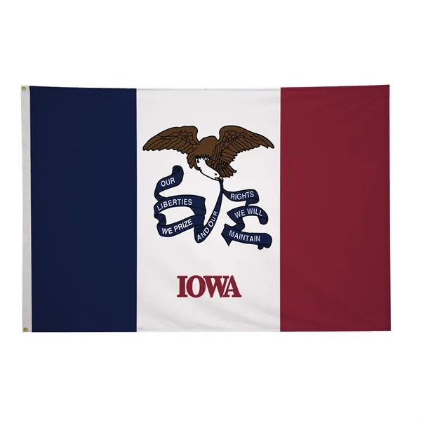 5' x 8' state flag made of nylon with a snow-white... from ASI 87188 Showdown Displays