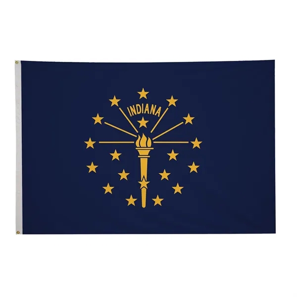 5' x 8' state flag made of nylon with a snow-white... from ASI 87188 Showdown Displays