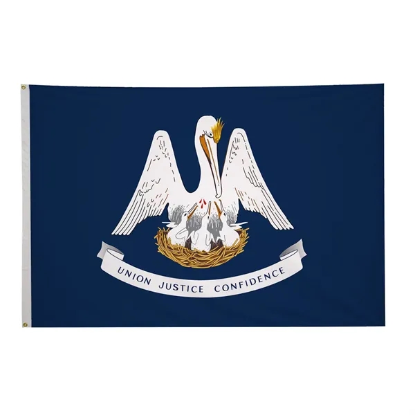 5' x 8' state flag made of nylon with a snow-white... from ASI 87188 Showdown Displays