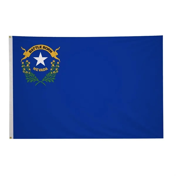 5' x 8' state flag made of nylon with a snow-white... from ASI 87188 Showdown Displays