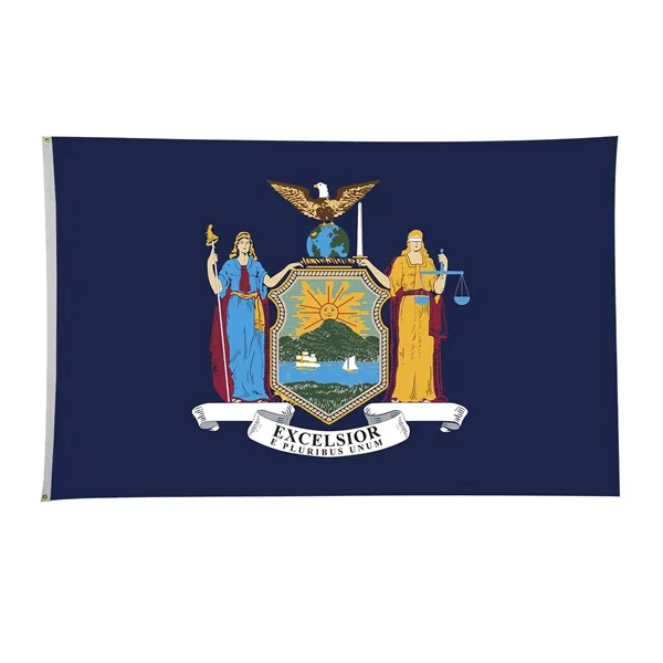 5' x 8' state flag made of nylon with a snow-white... from ASI 87188 Showdown Displays