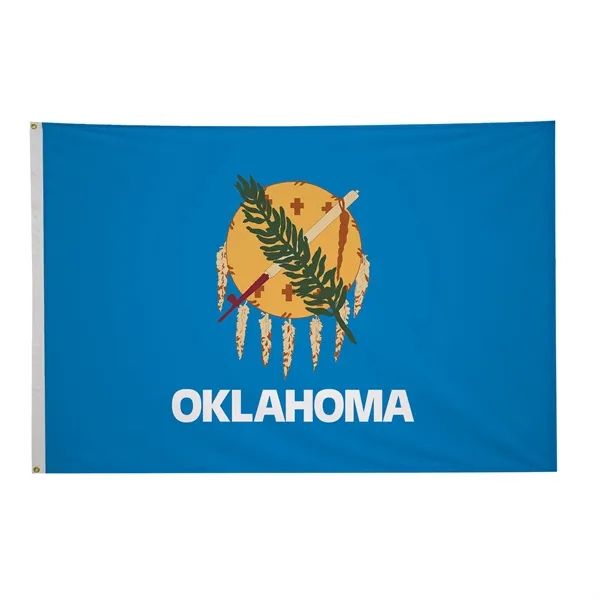 5' x 8' state flag made of nylon with a snow-white... from ASI 87188 Showdown Displays