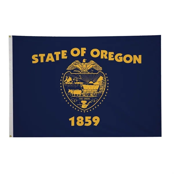 5' x 8' state flag made of nylon with a snow-white... from ASI 87188 Showdown Displays