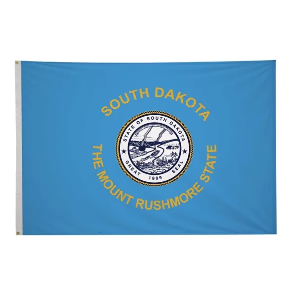 5' x 8' state flag made of nylon with a snow-white... from ASI 87188 Showdown Displays