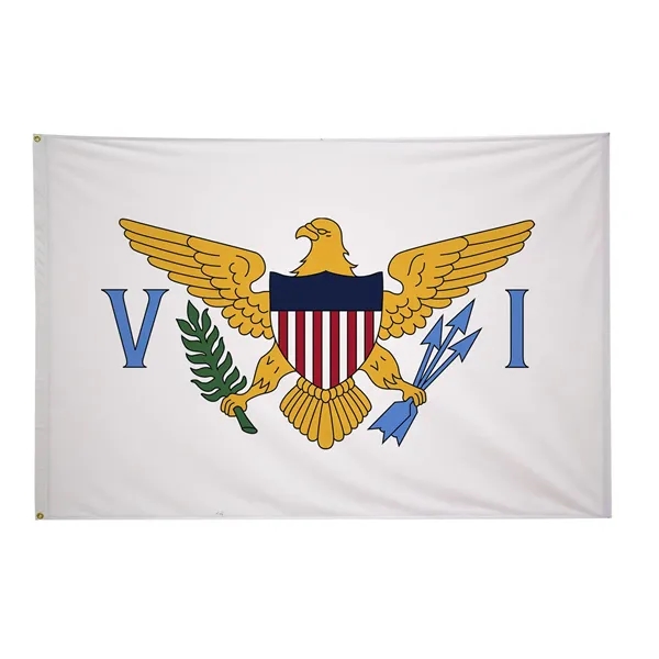 5' x 8' state flag made of nylon with a snow-white... from ASI 87188 Showdown Displays