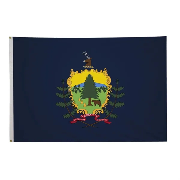 5' x 8' state flag made of nylon with a snow-white... from ASI 87188 Showdown Displays