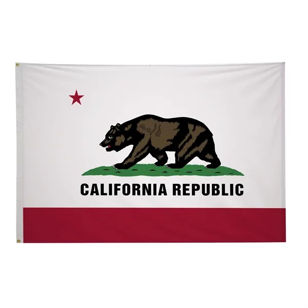 5' x 8' state flag made of nylon with a snow-white... from ASI 87188 Showdown Displays