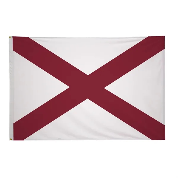 5' x 8' state flag made of nylon with a snow-white... from ASI 87188 Showdown Displays