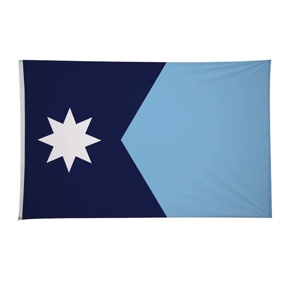 5' x 8' state flag made of nylon with a snow-white... from ASI 87188 Showdown Displays