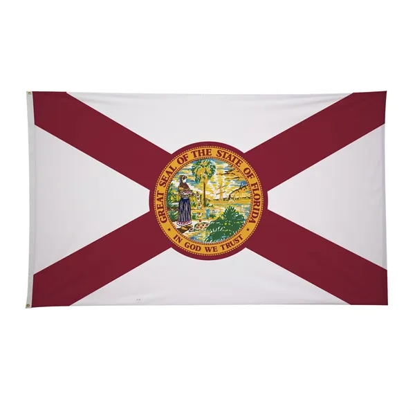 6' x 10' state flag made of nylon with a snow-white... from ASI 87188 Showdown Displays