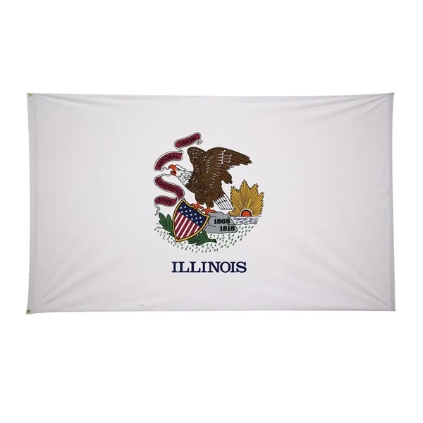 6' x 10' state flag made of nylon with a snow-white... from ASI 87188 Showdown Displays