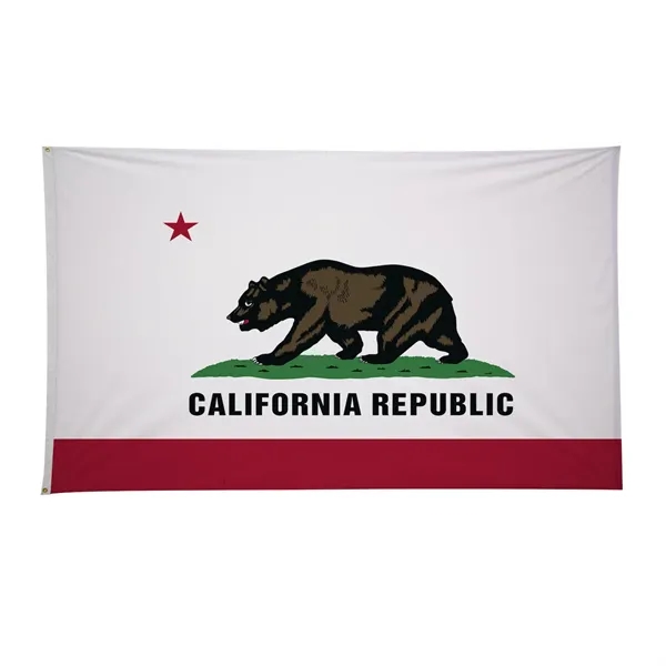 6' x 10' state flag made of nylon with a snow-white... from ASI 87188 Showdown Displays