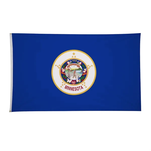 6' x 10' state flag made of nylon with a snow-white... from ASI 87188 Showdown Displays