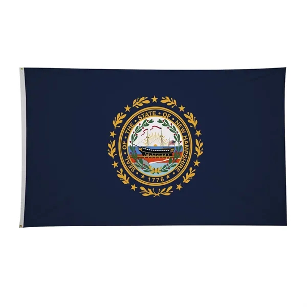 6' x 10' state flag made of nylon with a snow-white... from ASI 87188 Showdown Displays