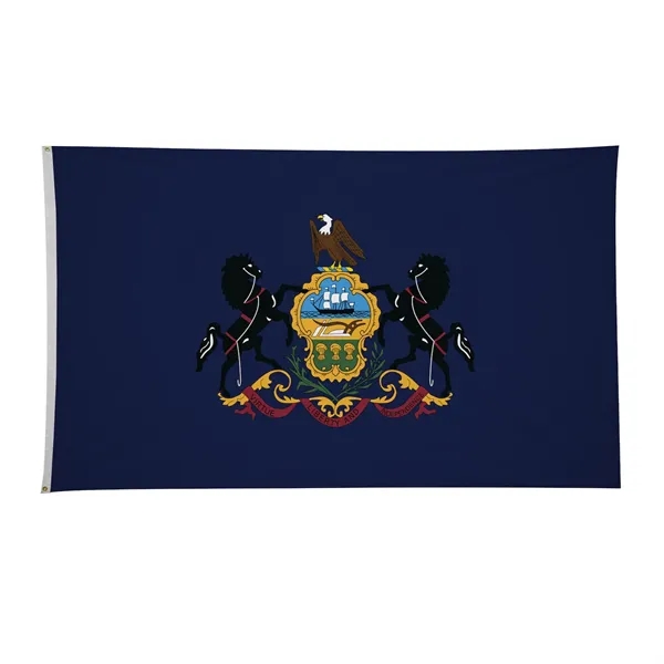 6' x 10' state flag made of nylon with a snow-white... from ASI 87188 Showdown Displays