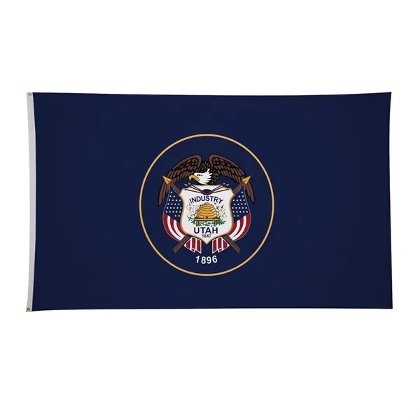 6' x 10' state flag made of nylon with a snow-white... from ASI 87188 Showdown Displays