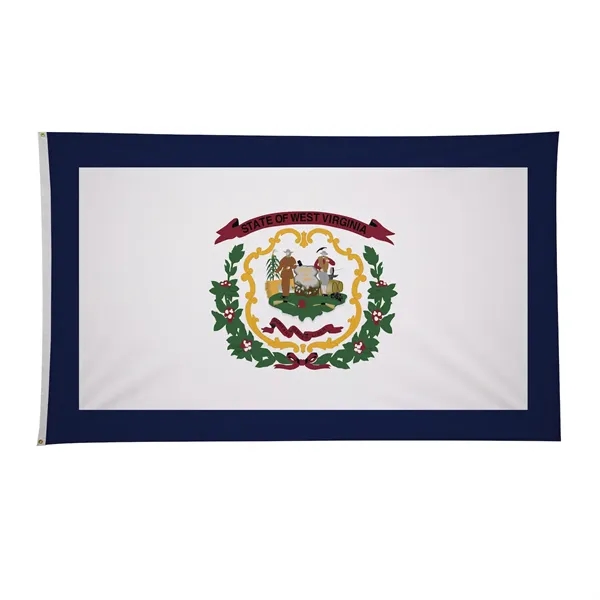 6' x 10' state flag made of nylon with a snow-white... from ASI 87188 Showdown Displays