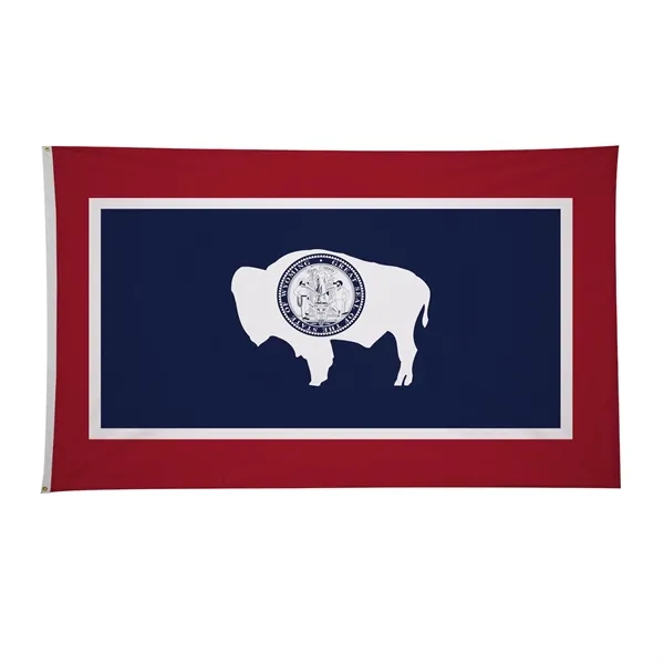 6' x 10' state flag made of nylon with a snow-white... from ASI 87188 Showdown Displays