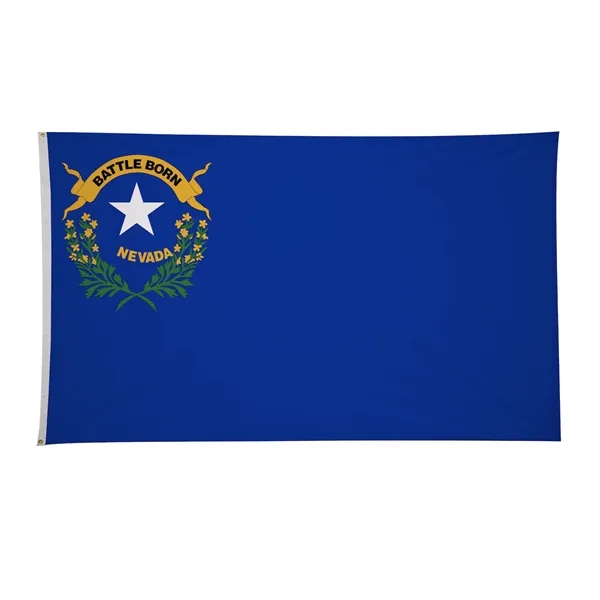 6' x 10' state flag made of nylon with a snow-white... from ASI 87188 Showdown Displays