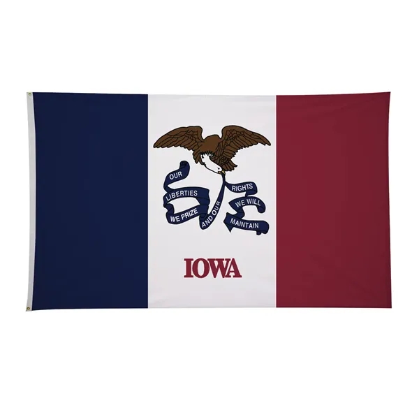 6' x 10' state flag made of nylon with a snow-white... from ASI 87188 Showdown Displays