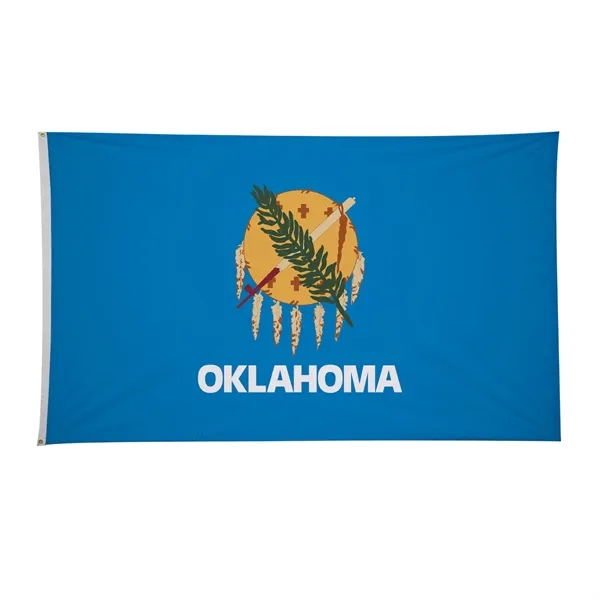 6' x 10' state flag made of nylon with a snow-white... from ASI 87188 Showdown Displays