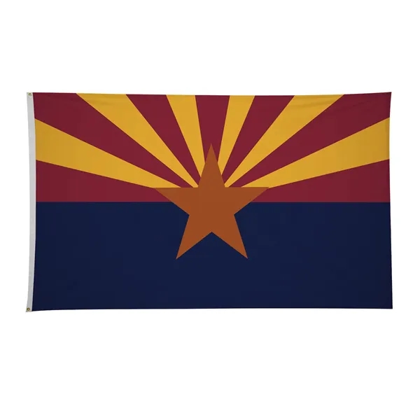 6' x 10' state flag made of nylon with a snow-white... from ASI 87188 Showdown Displays