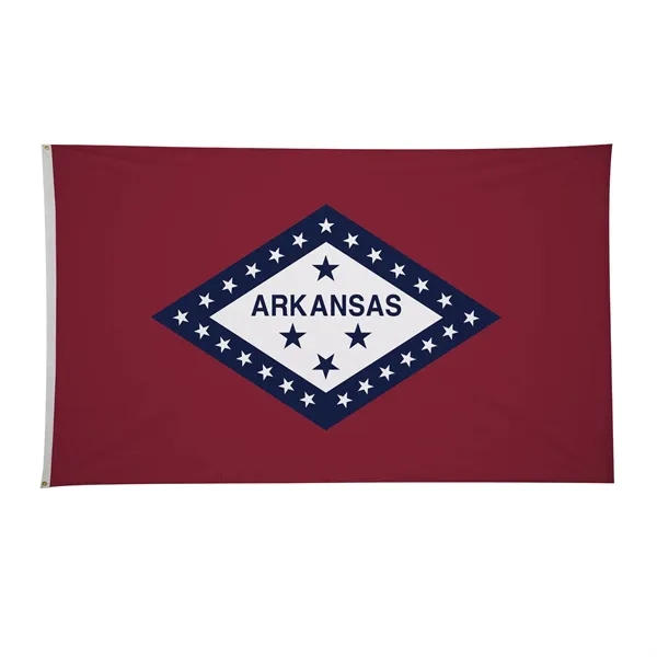 6' x 10' state flag made of nylon with a snow-white... from ASI 87188 Showdown Displays