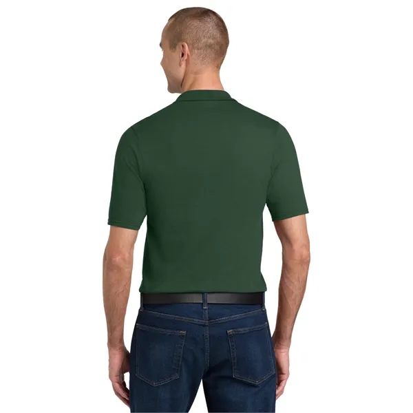 JERZEES -SpotShield 5.6-Ounce Jersey Knit Sport Shirt wit...... from ASI 84863 SanMar