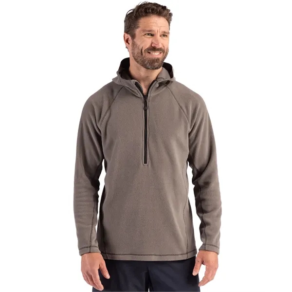 Clique Powder Recycled Fleece Mens Half Zip Hooded Pullover... from ASI 47965 Cutter & Buck