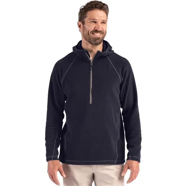 Clique Powder Recycled Fleece Mens Half Zip Hooded Pullover... from ASI 47965 Cutter & Buck