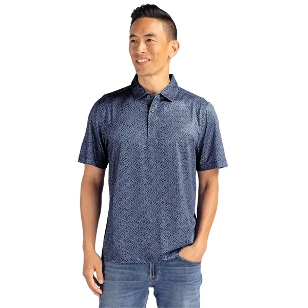 Men's polo with short sleeves, 4-way stretch, UPF50+ sun protection, and... from ASI 47965 Cutter & Buck