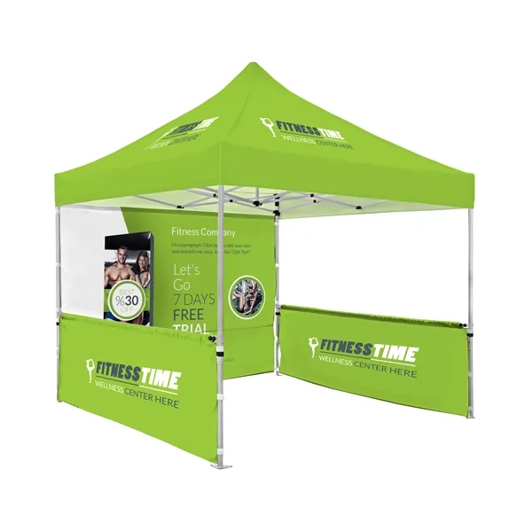 10'x10' Standard Hex Anodized Aluminum Frame Tent Kits, 600D Polyester fabric,... from ASI 49891 Discount Marketing Products / DMP