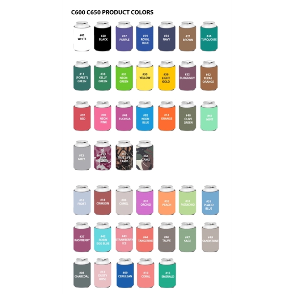 Premium pocket can insulator made of neoprene.... from ASI 92868 US Poly Enterprise Inc / The Poly Line