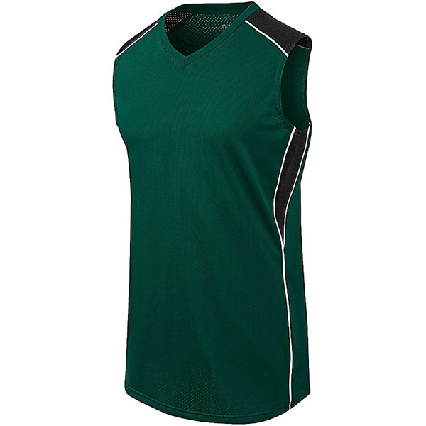 Ladies' sleeveless softball jersey with v-neck collar. Blank.... from ASI 37461 Augusta Sportswear
