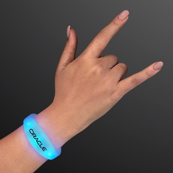 Remote Activated LED Bracelets, 12 Light Modes, 1,000 Feet Range, Rechargeable... from ASI 34194 ALightPromos / Alight Promotional Products