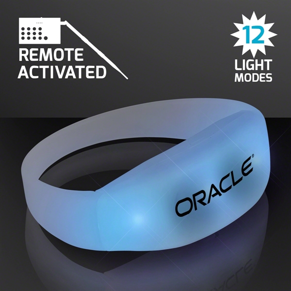 Remote Activated LED Bracelets, 12 Light Modes, 1,000 Feet Range, Rechargeable... from ASI 34194 ALightPromos / Alight Promotional Products